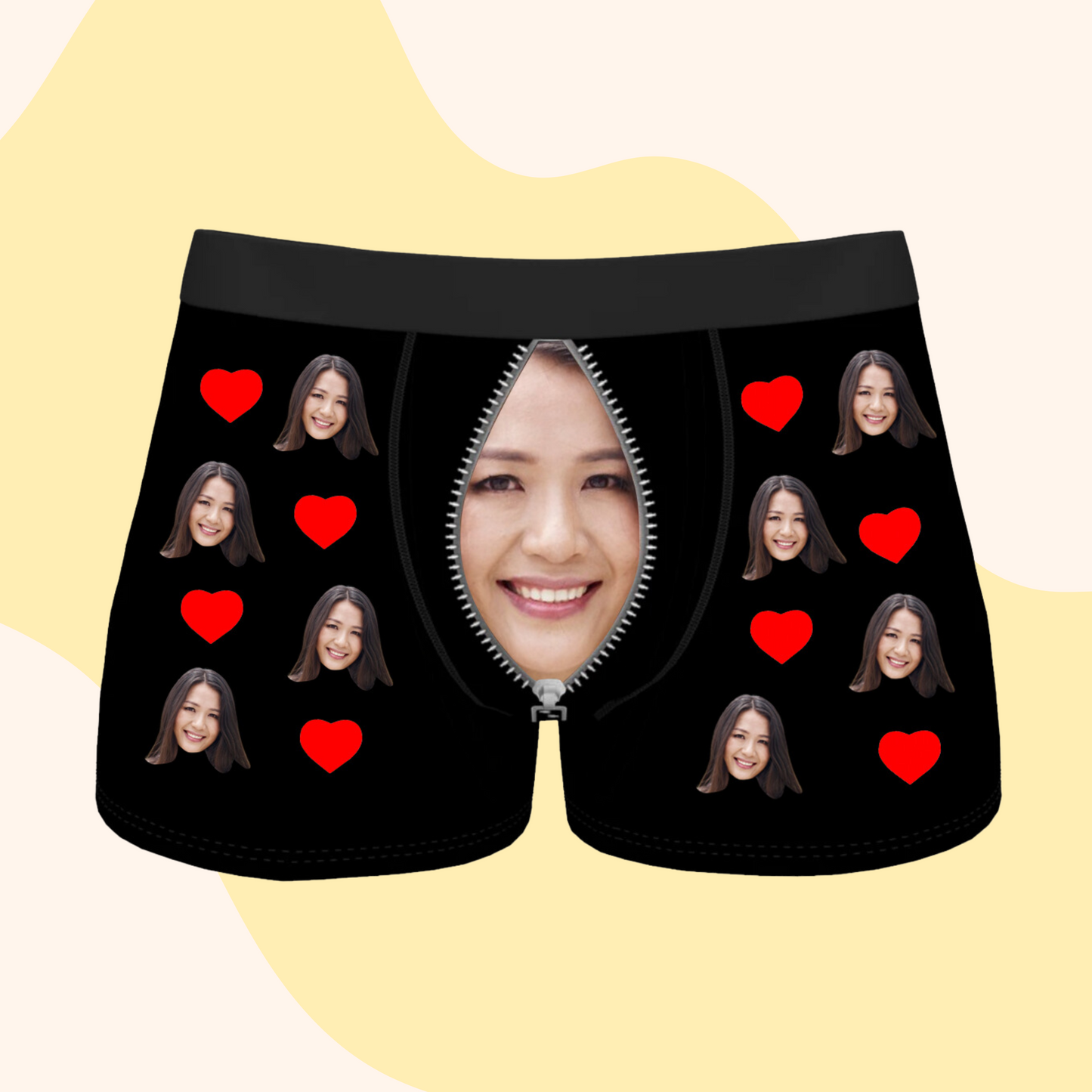 Custom "Hi baby!" Boxer Shorts