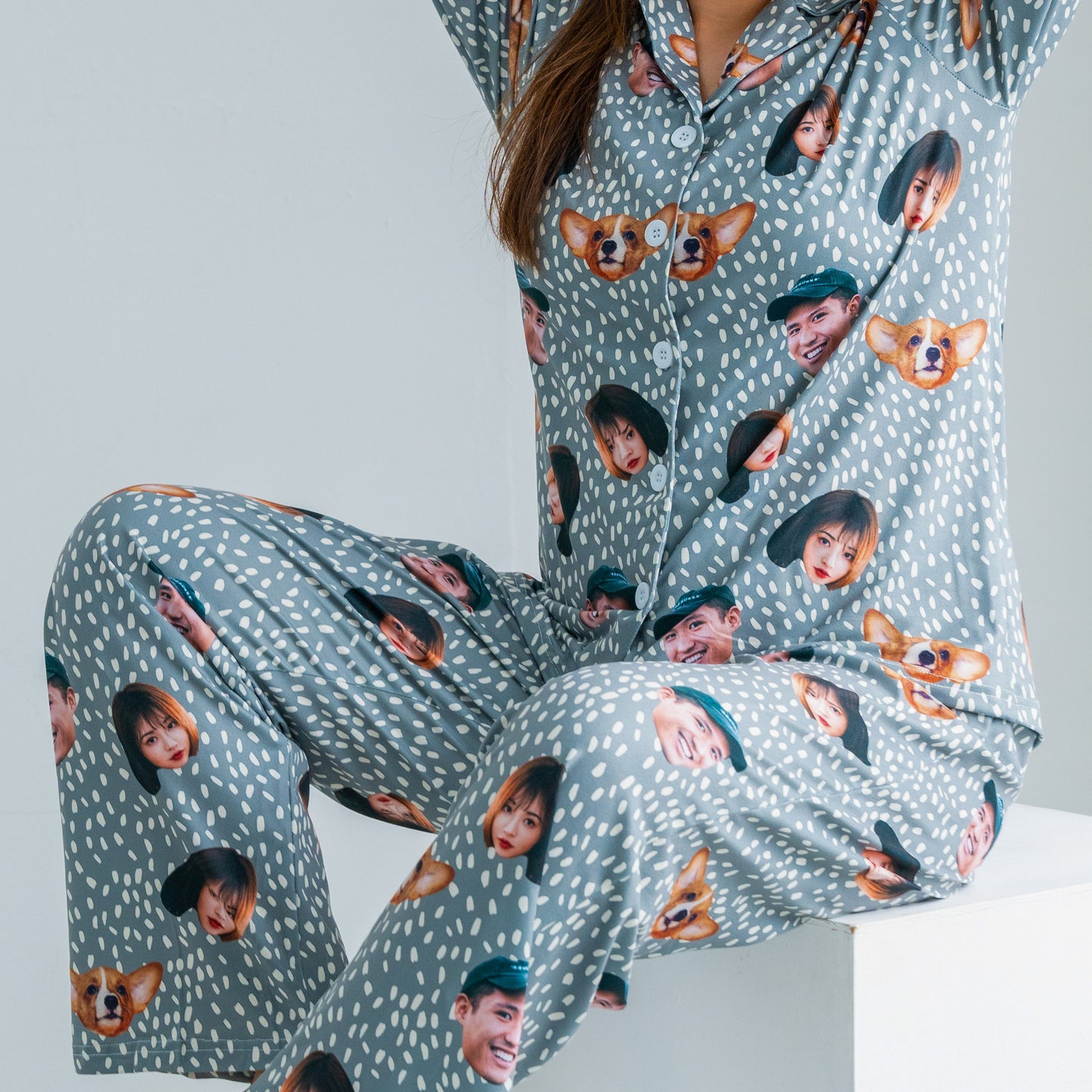 Custom Face Mash Pajamas