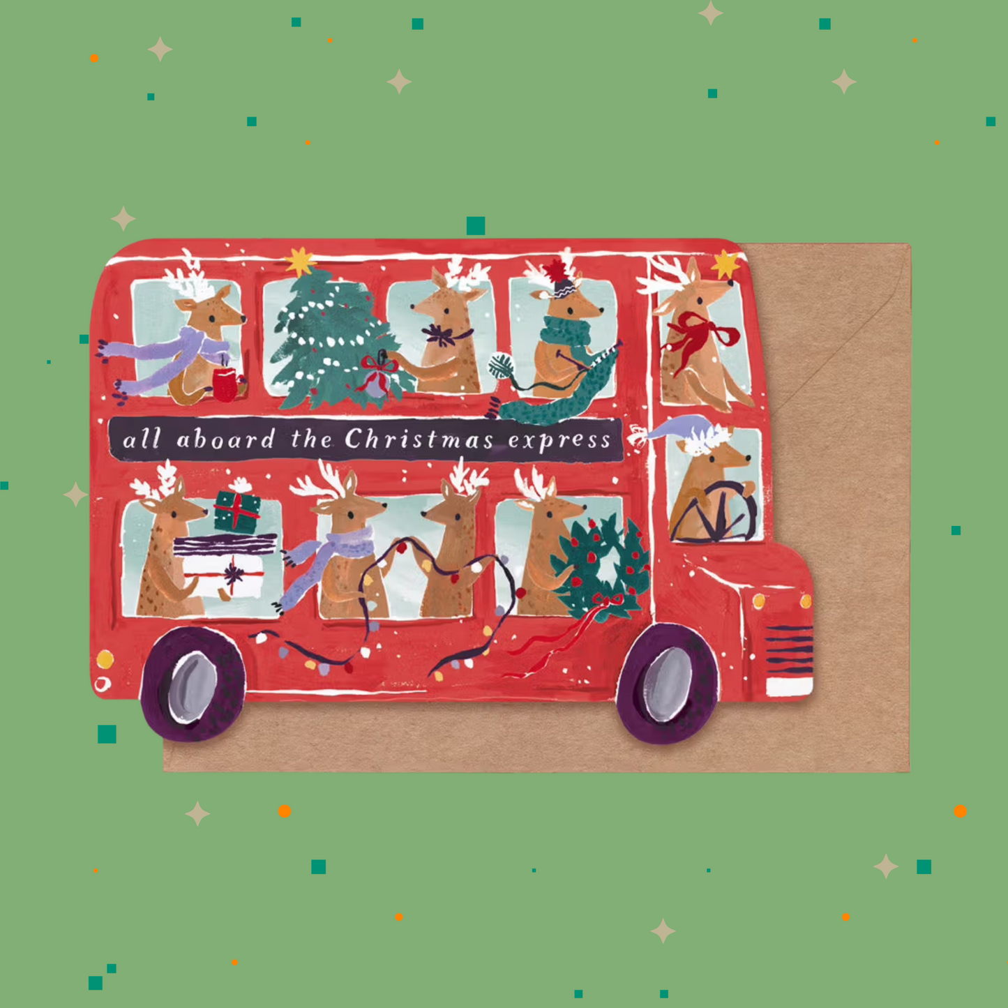 坐上聖誕快運 2025 Christmas Card For Xmas Fans! | Sister Paper Co.