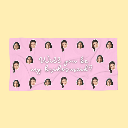 伴娘姊妹 Will you be my bridesmaid 款毛巾