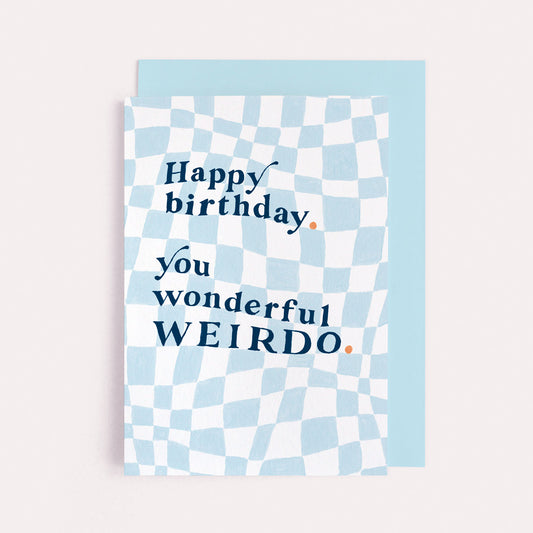 你是我認識最美好的怪咖 Birthday Weirdo Card
