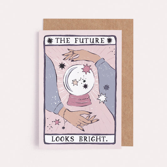 I see your future is so dazzling The Future Looks Bright Card
