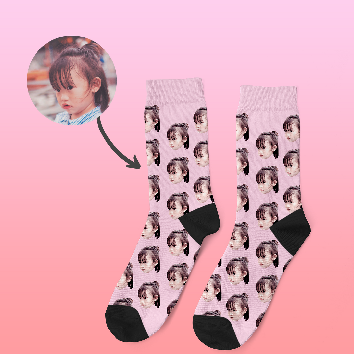 Face on Socks 