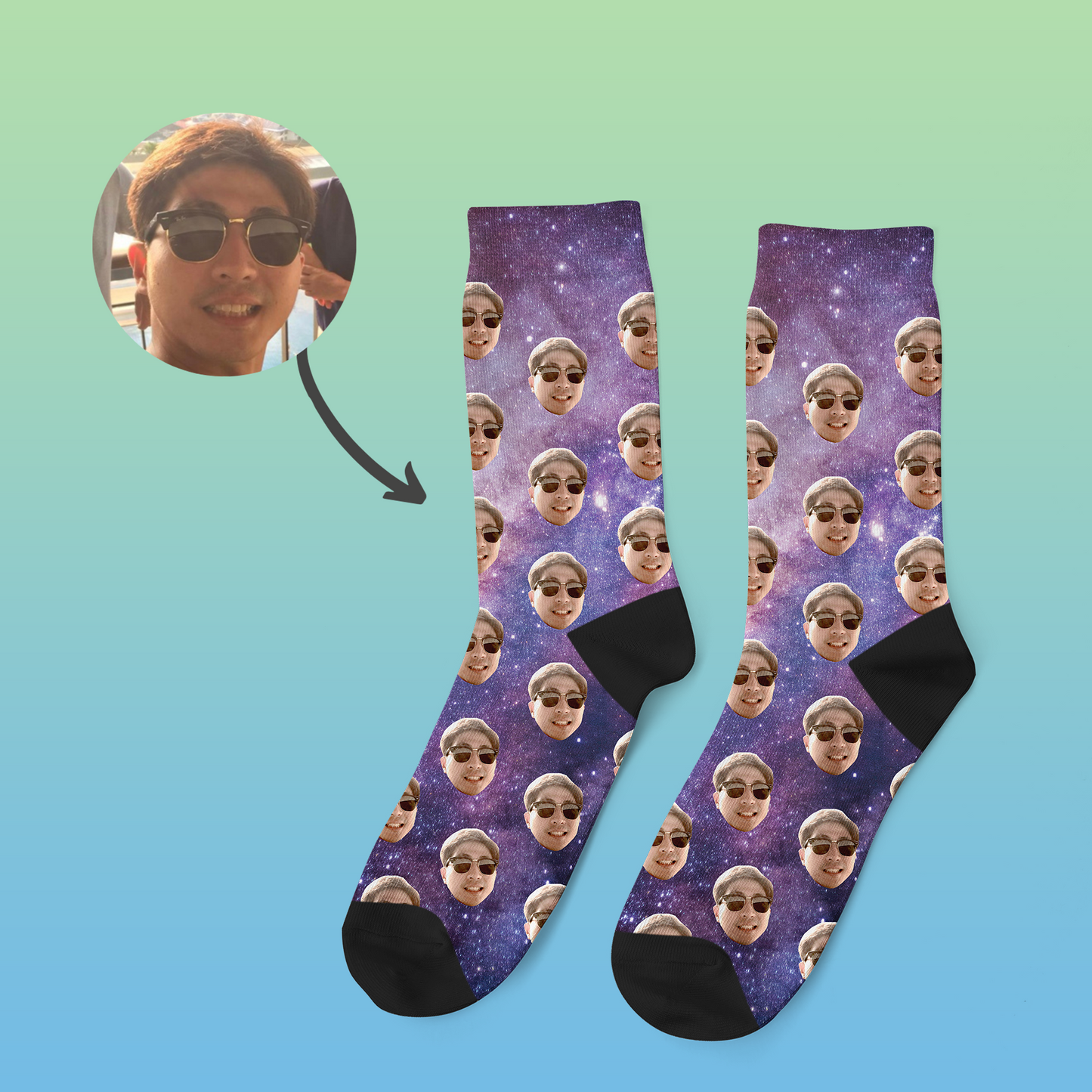 Galaxy Custom Socks