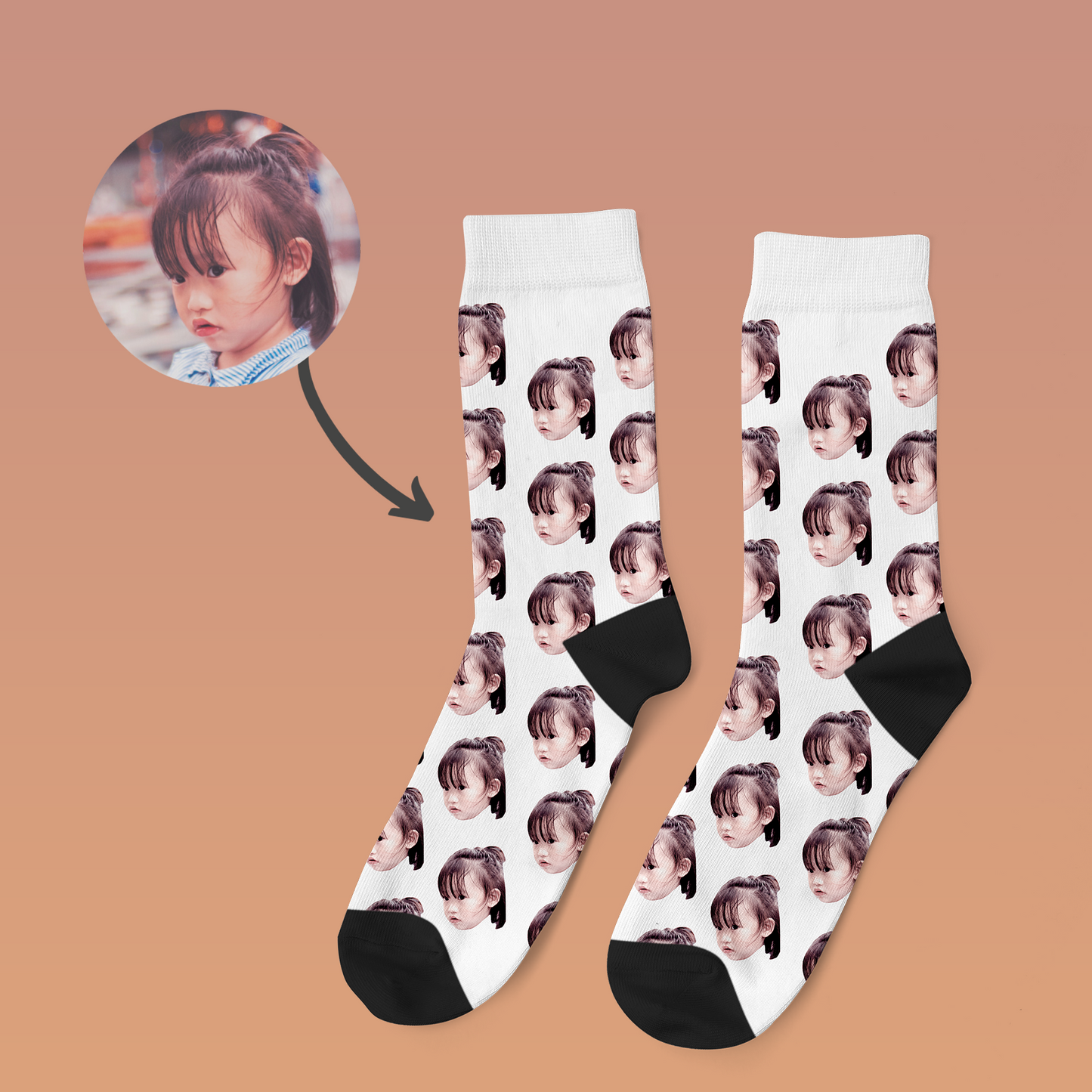 Face on Socks 