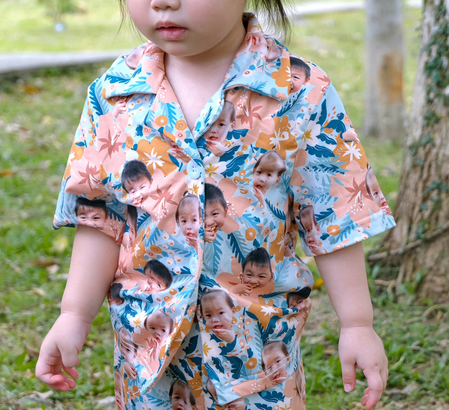 夏威夷度假風款客製睡衣