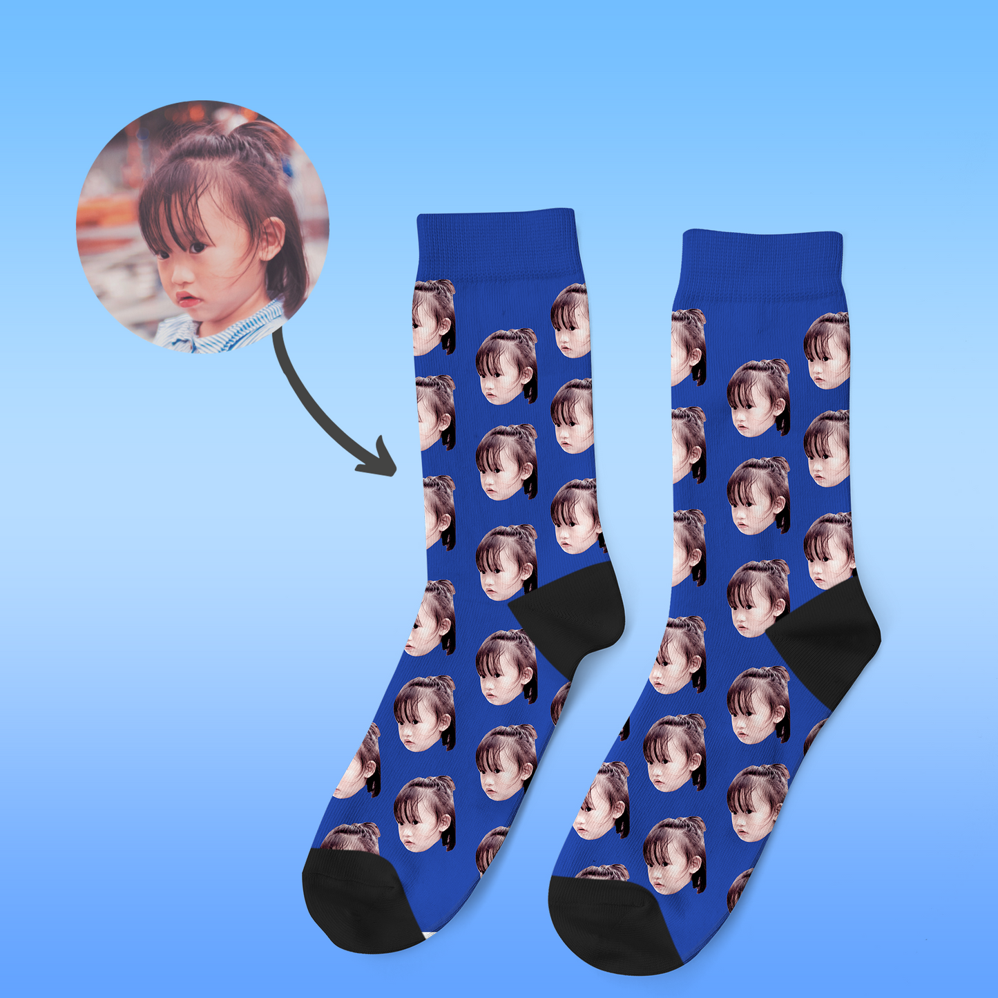 Face on Socks 