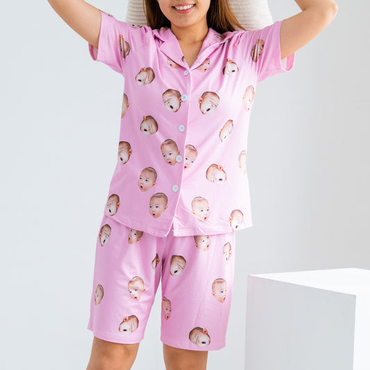 Custom Single Color Face Pajamas