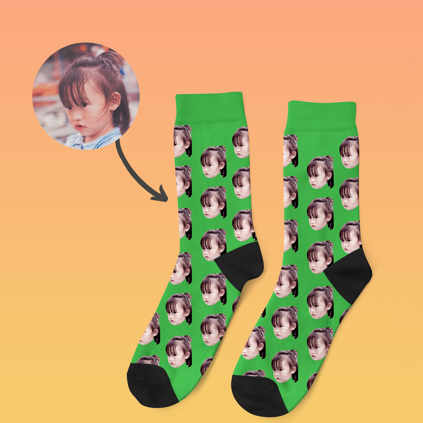 Face on Socks 