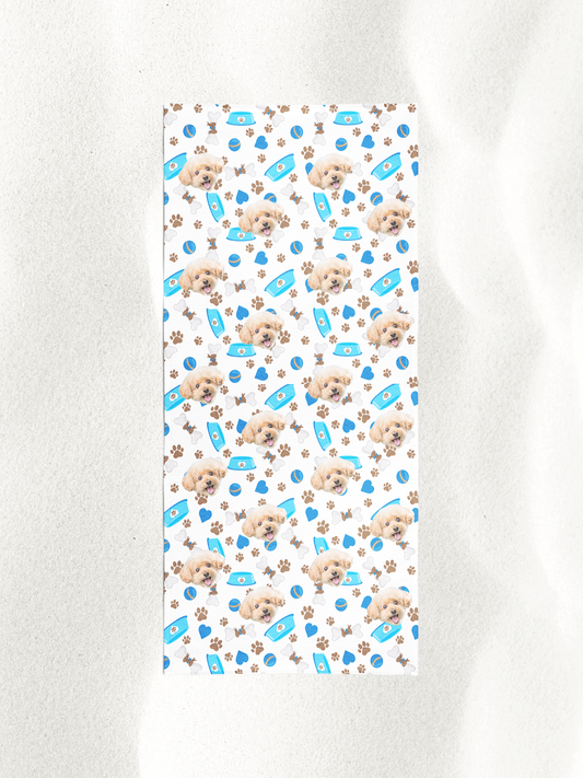 Dog bone towel