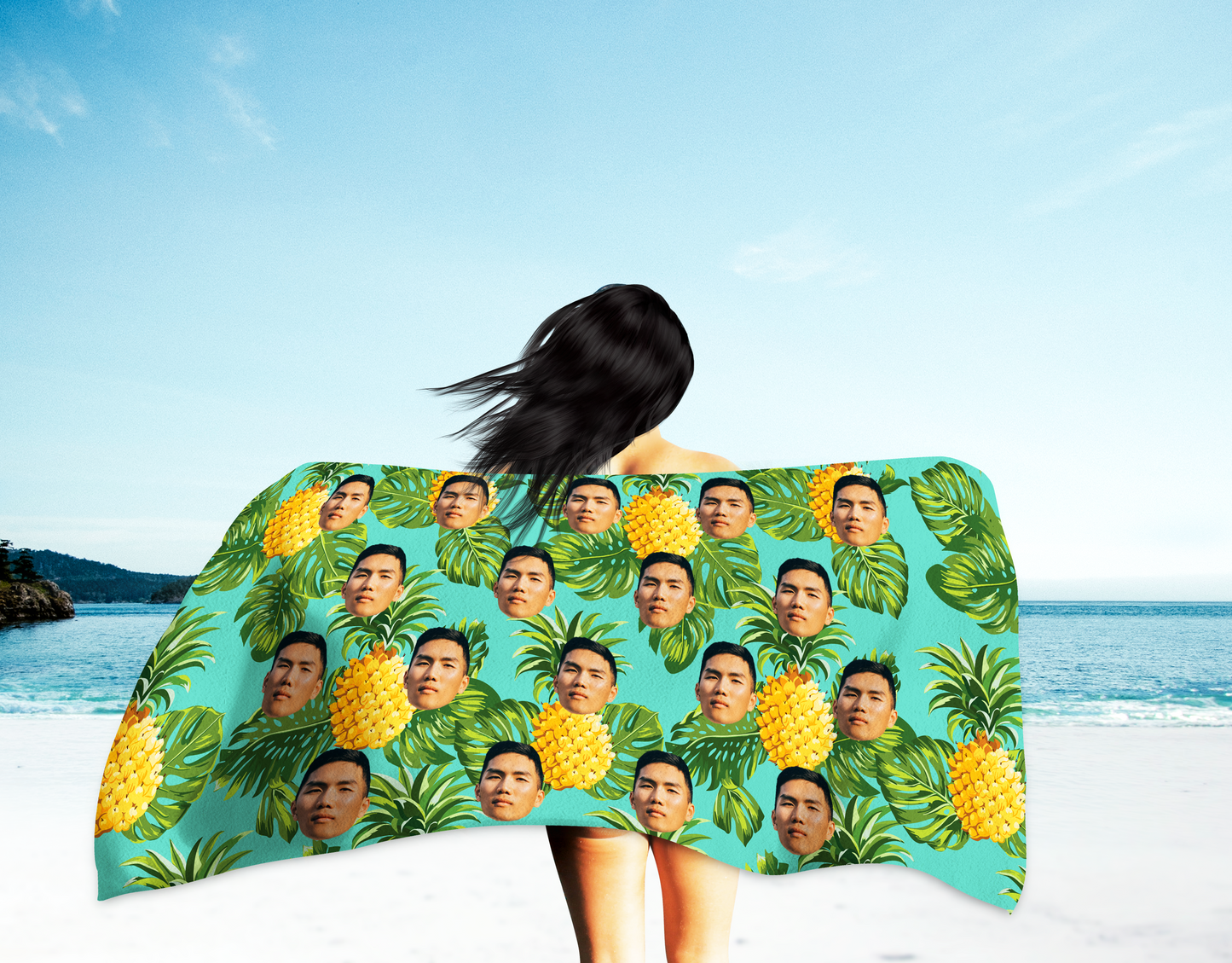 夏日菠蘿款毛巾